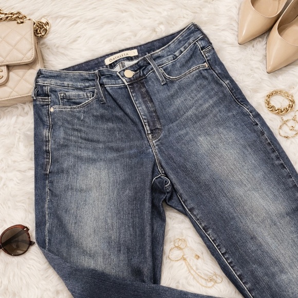 Athleta Denim - Athleta Dark Blue Skinny Jeans size 6